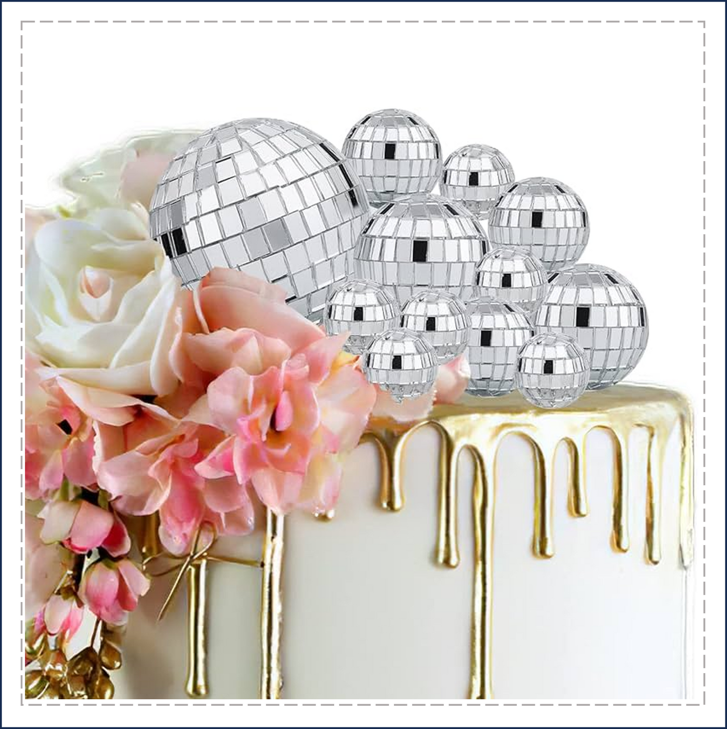 ACCESSORIES0001 - 12 PIECE DISCO BALLS