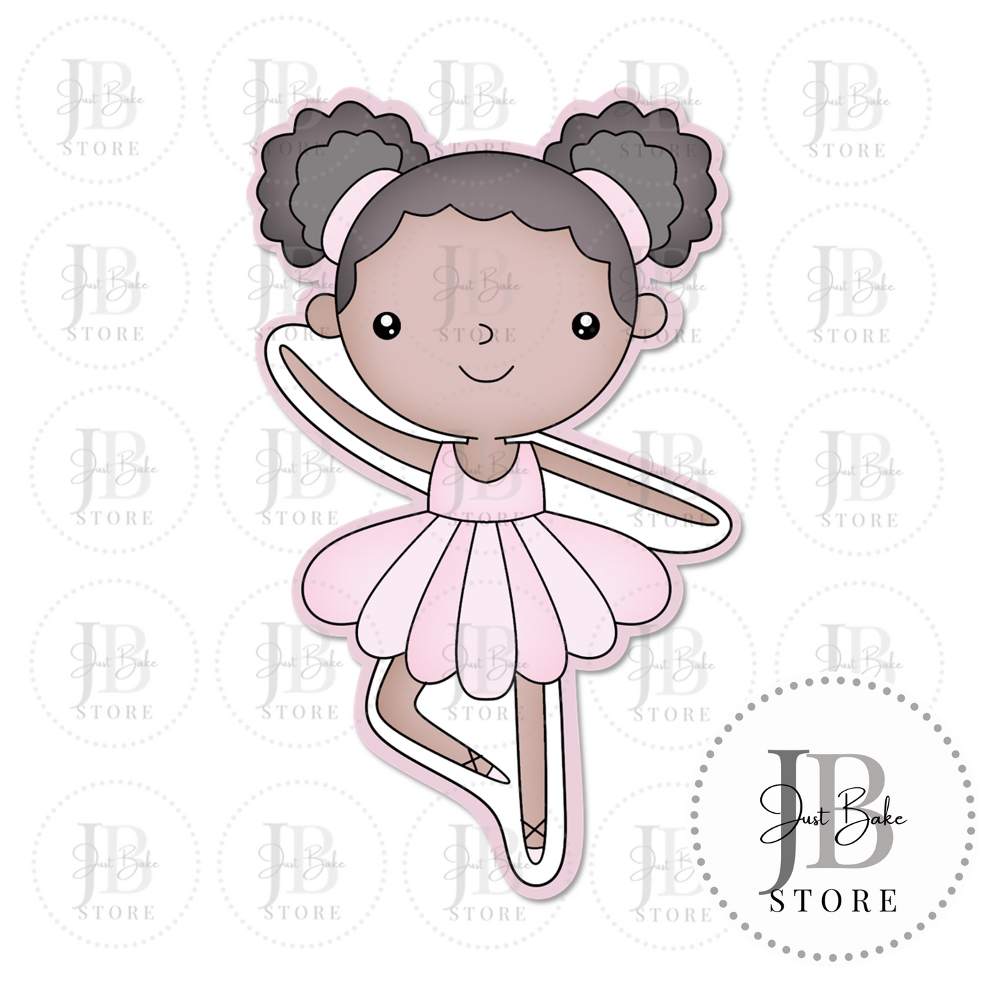 C0020 – African Ballerina Cookie Cutter