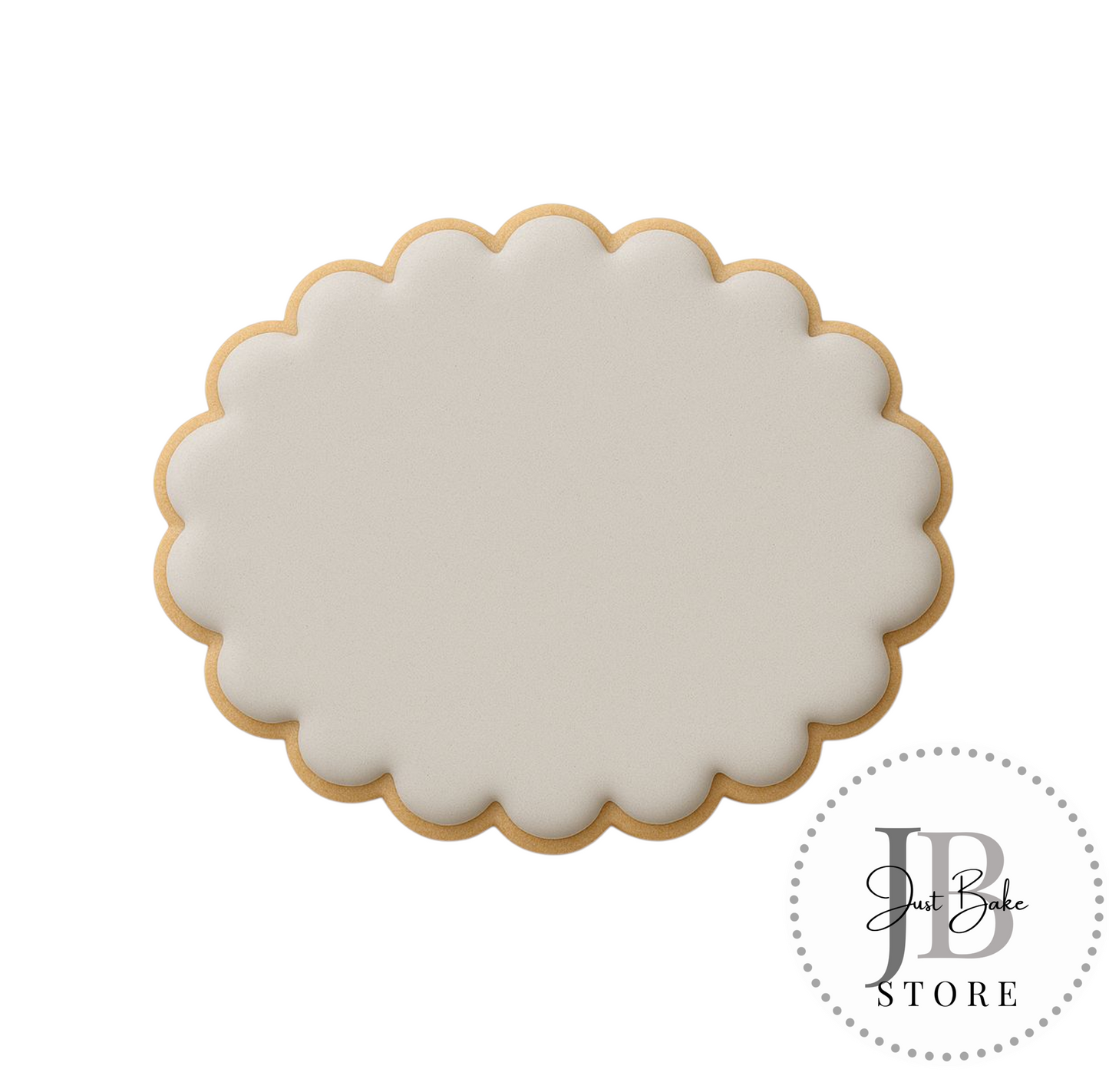 C0035 – Scalloped Oval Plaque Cookie Cutter