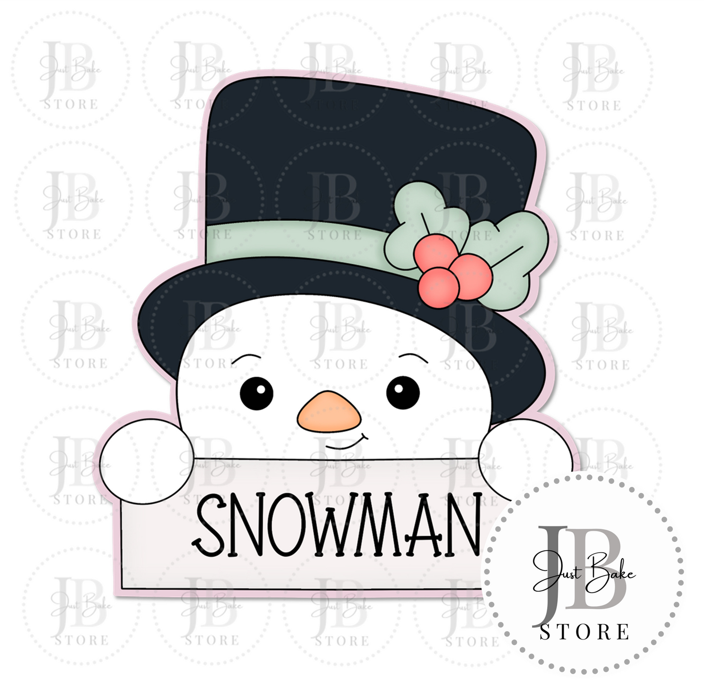 C0042 – Snowman Plaque Cookie Cutter