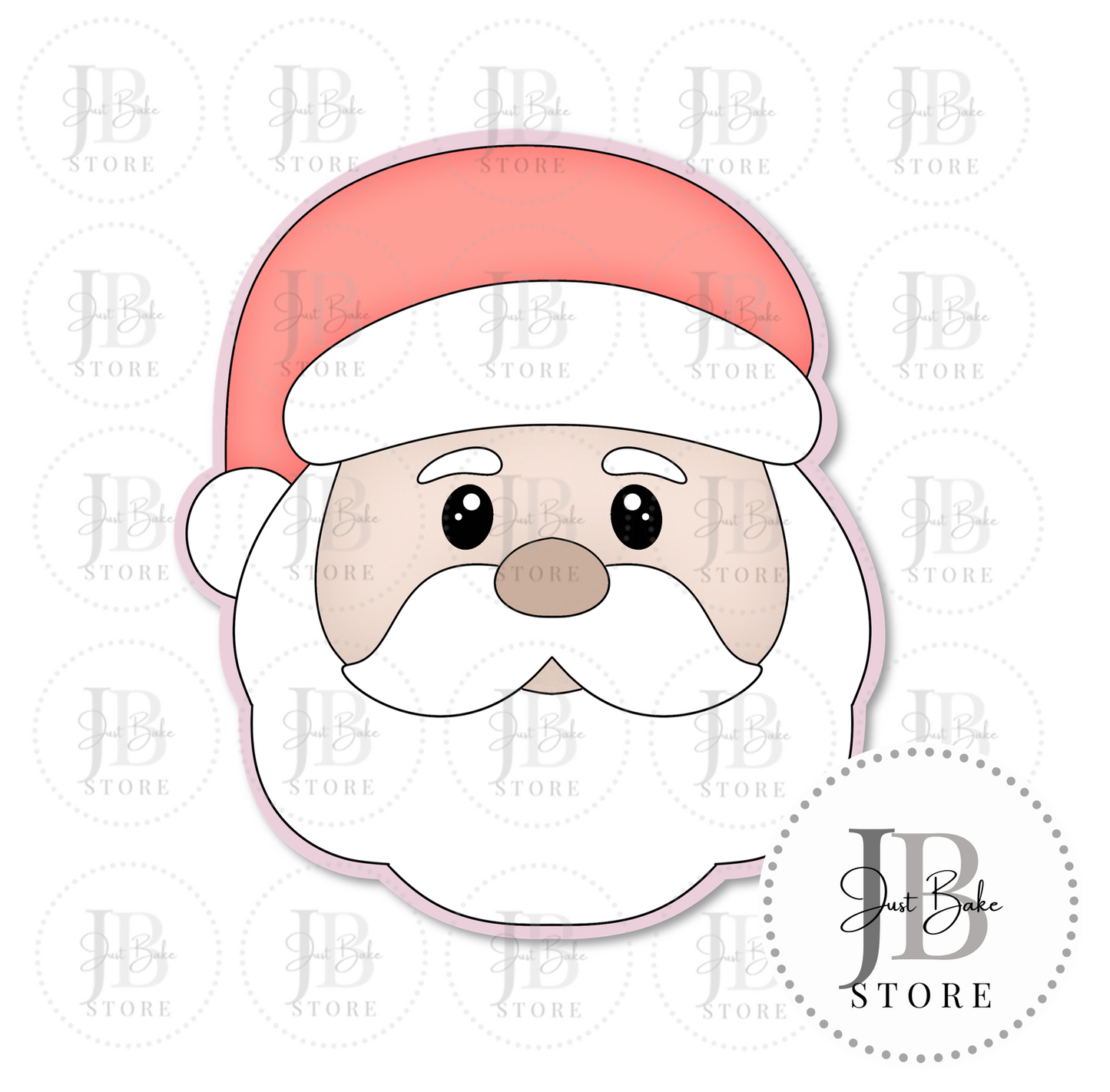 C0075 - Santa Face Cookie Cutter