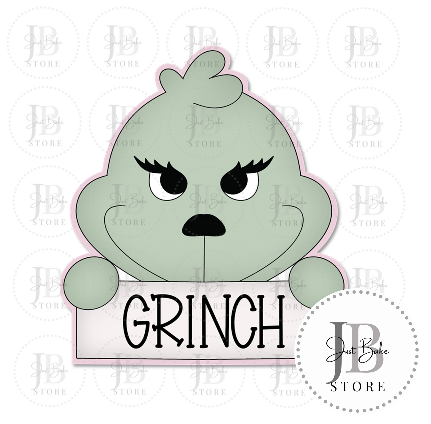 C0076 - Grinch Plaque Cookie Cutter
