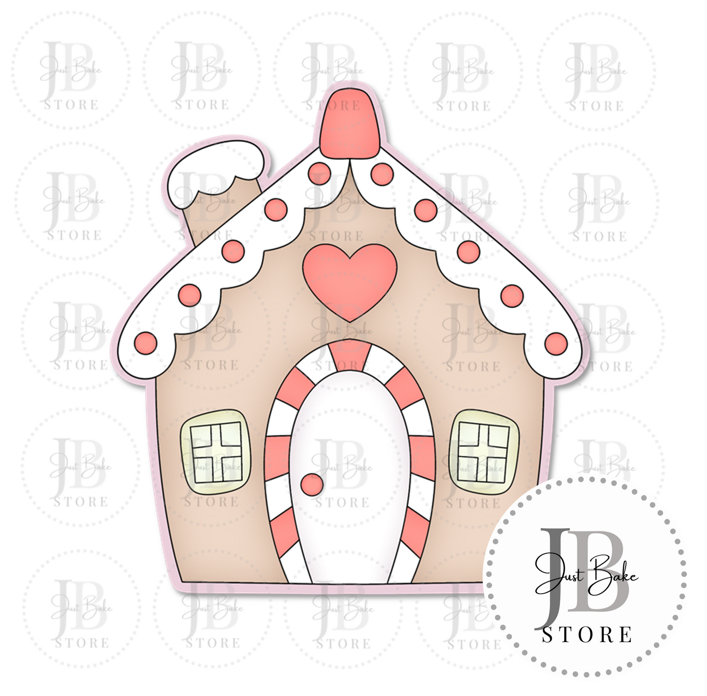 C0077 - Gingerbread House Cookie Cutter