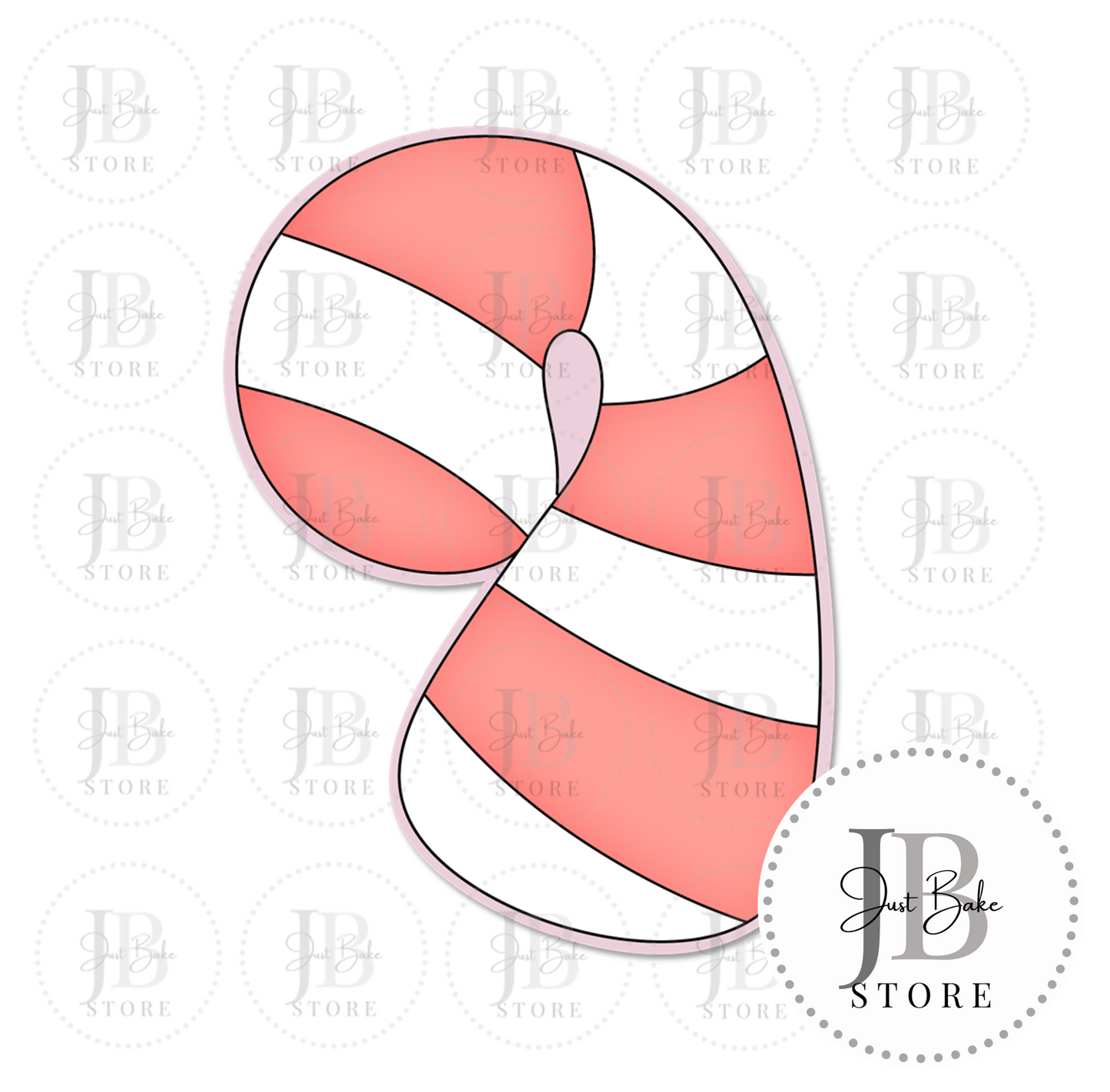C0079 - Candy Cane Cookie Cutter