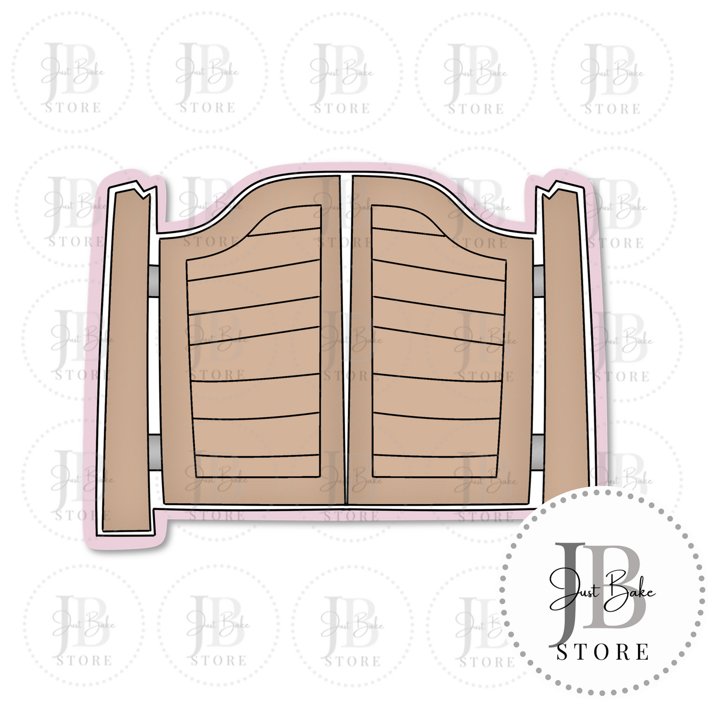 C0091 - Saloon Doors Cookie Cutter