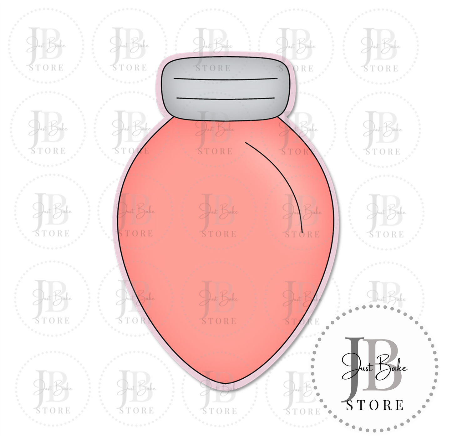 C0099 - Christmas Light Cookie Cutter