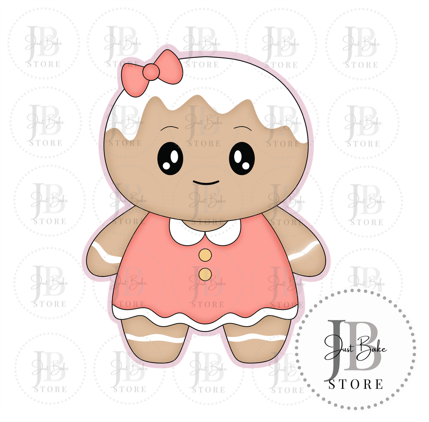 C0107 - Gingerbread Girl Cookie Cutter