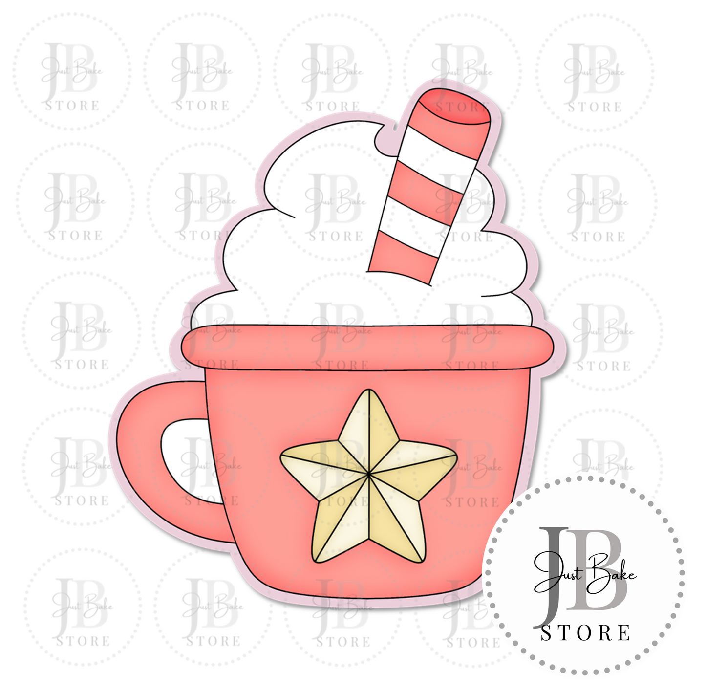 C0113 - Christmas Mug Cookie Cutter
