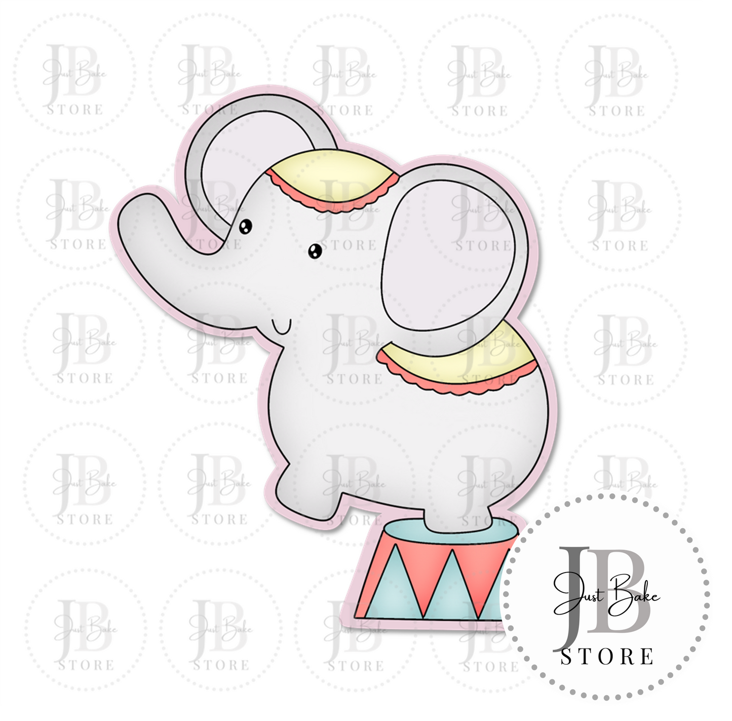 C0123 - Circus Elephant Cookie Cutter