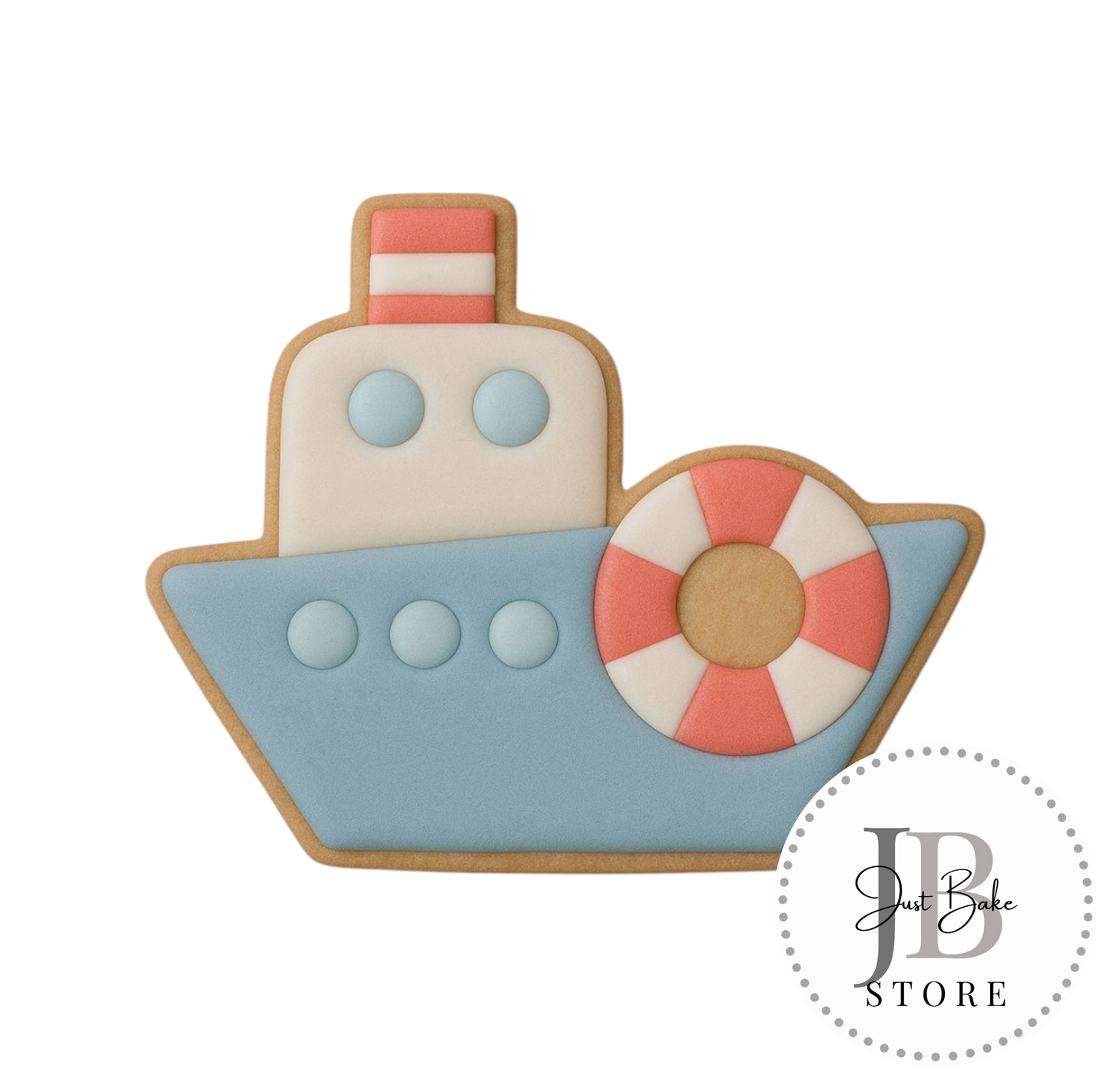 C0131 - Transport Boat Cookie Cutter