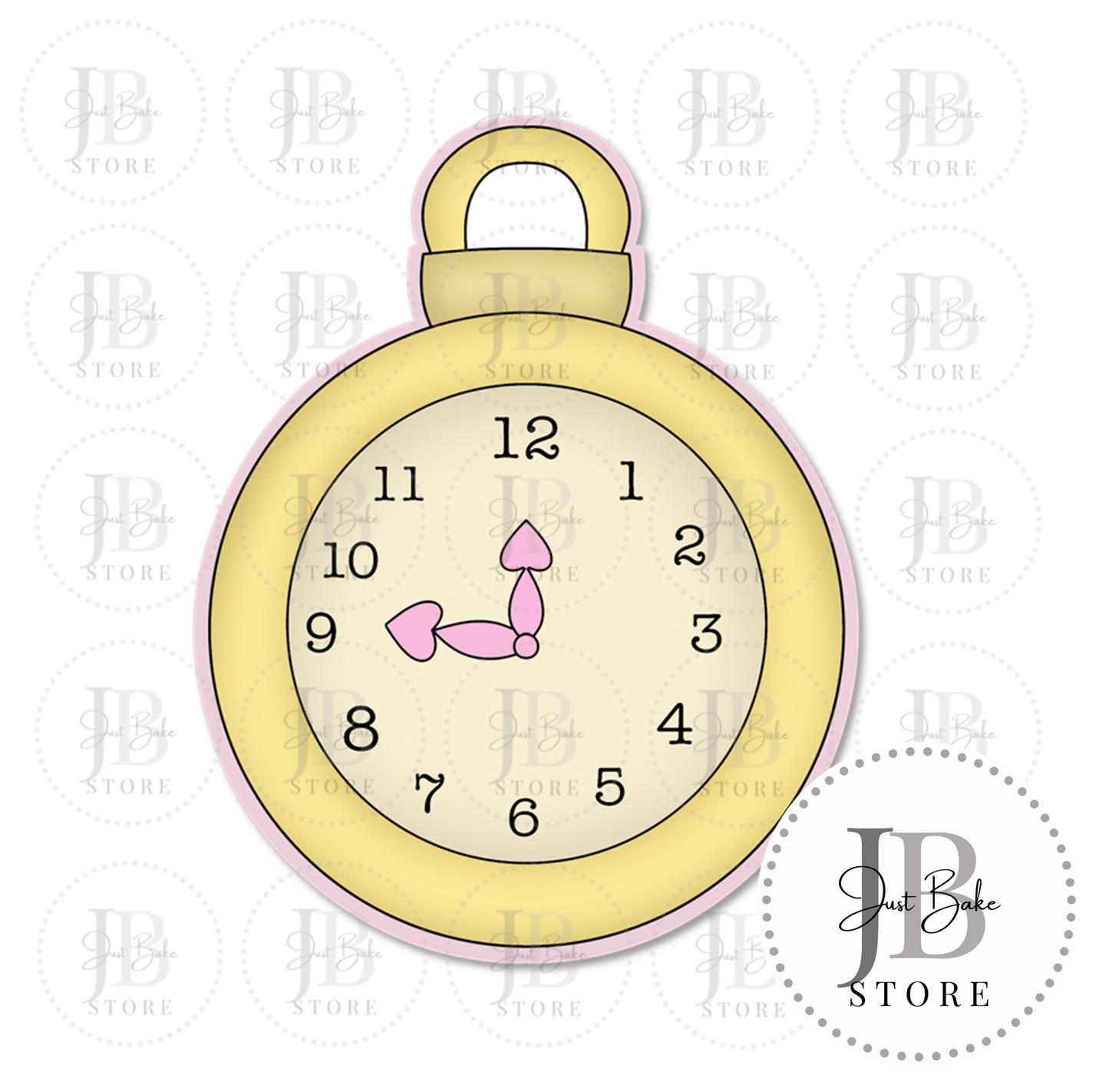 C0134 - Alice in Wonderland Clock Cookie Cutter