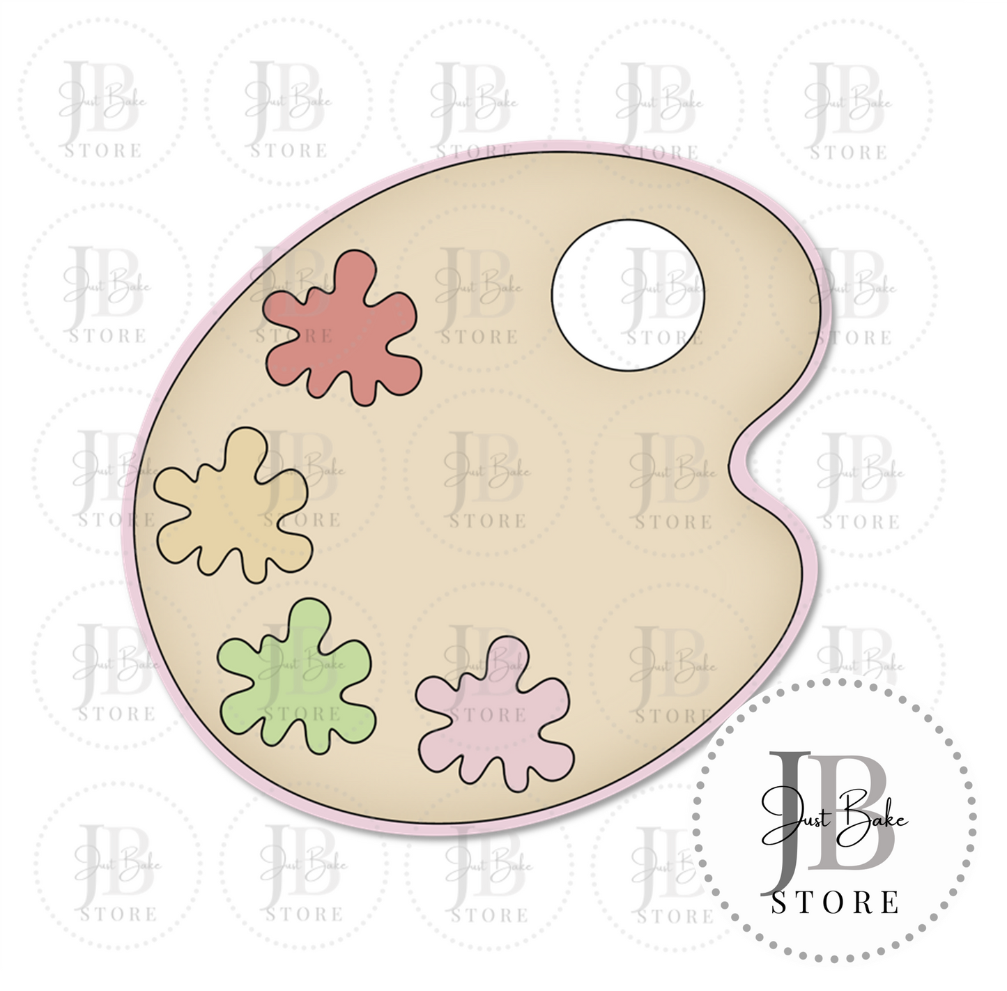 C0143 - Paint Pallet Cookie Cutter