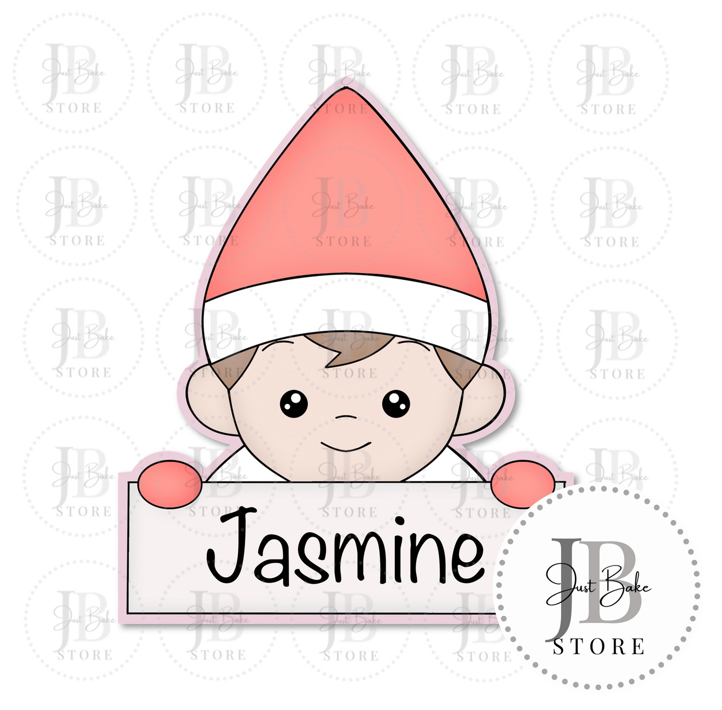 C0149 - Elf Plaque Cookie Cutter