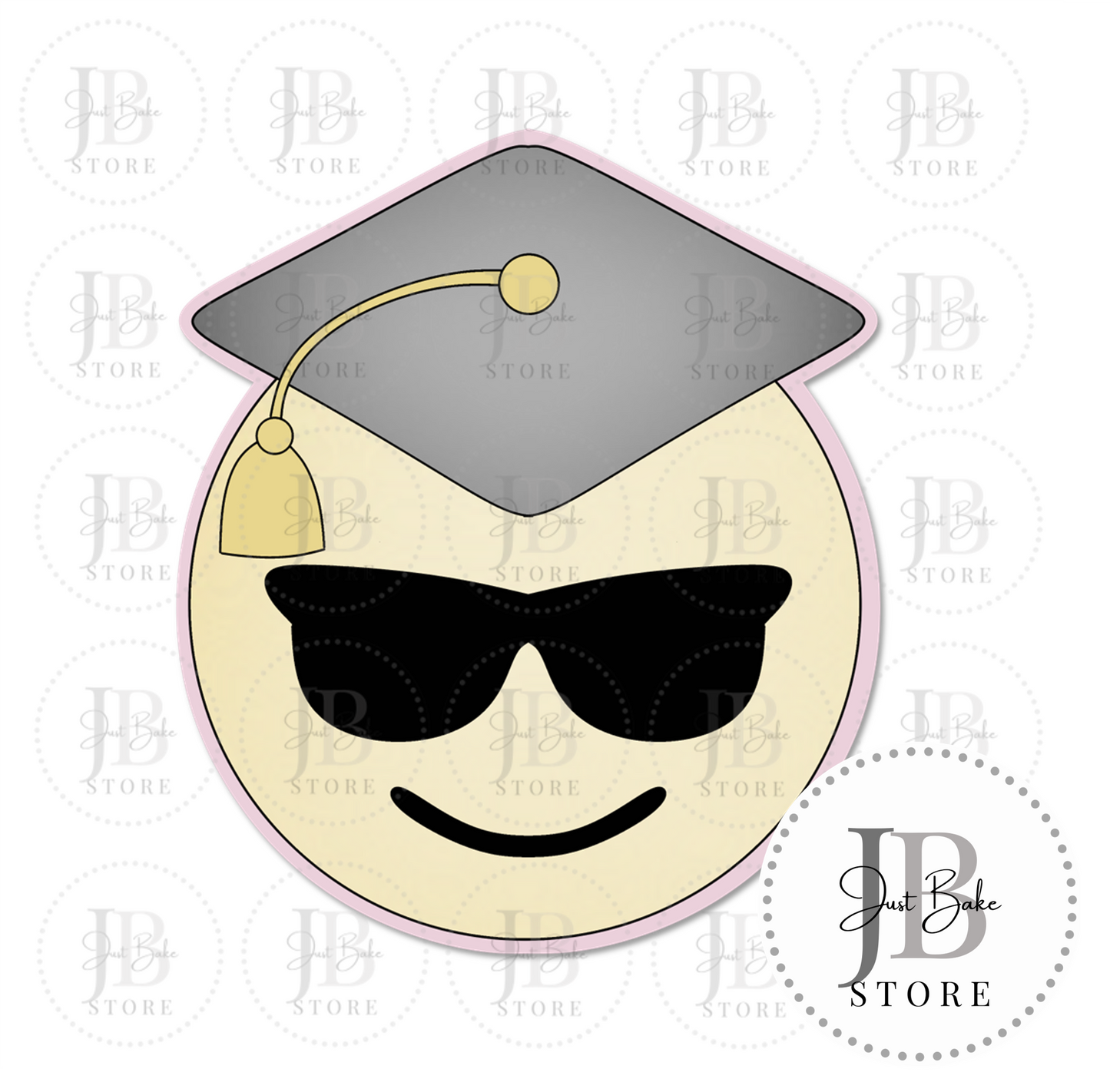 C0158 - Graduation Emoji Cookie Cutter