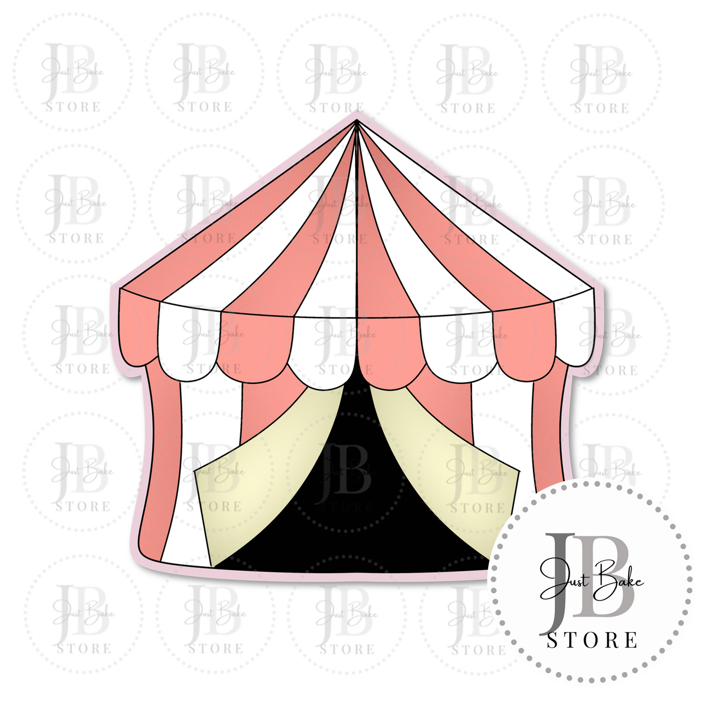 C0161 - Circus Tent Cookie Cutter