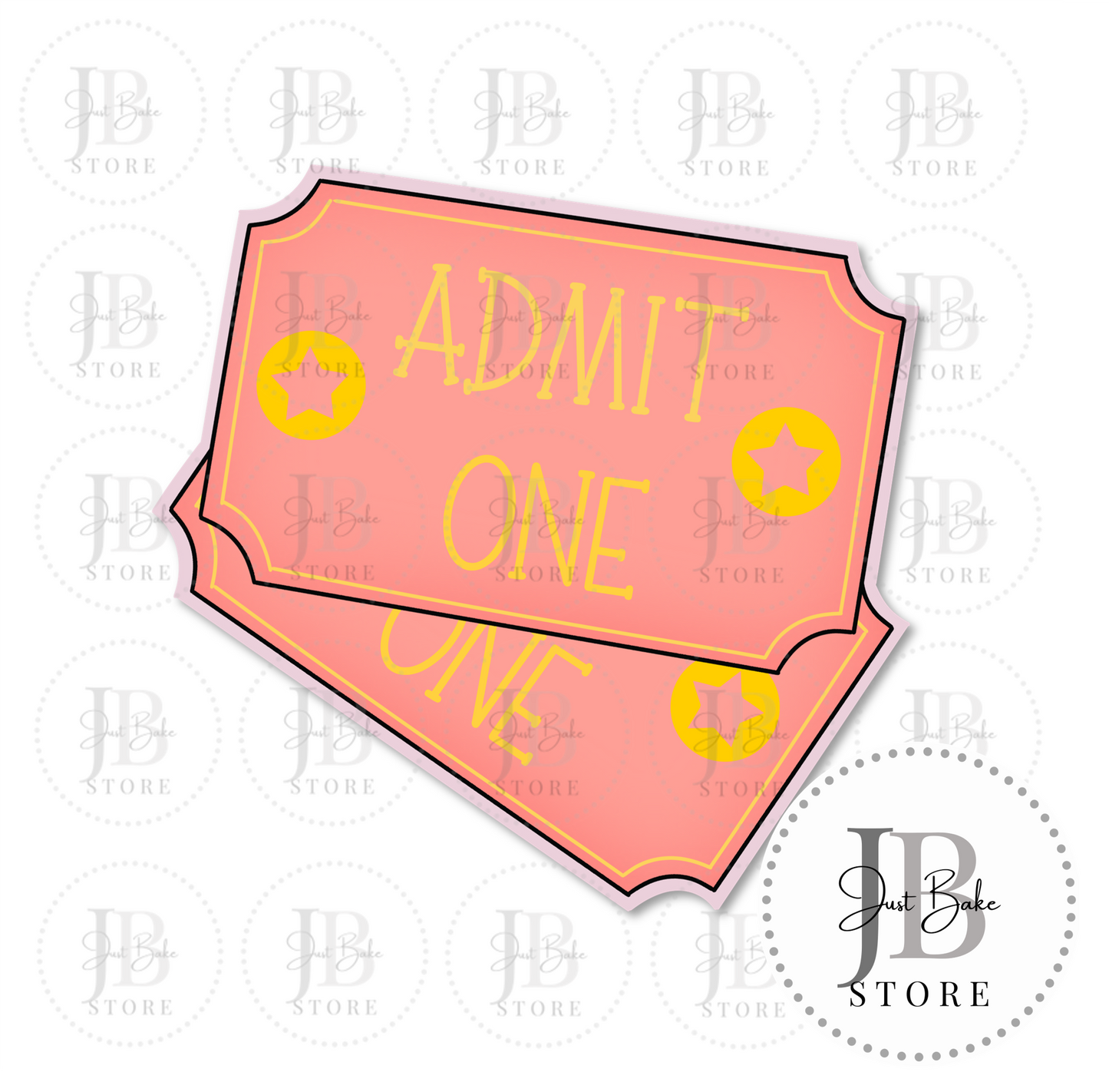 C0179 - Ticket Cookie Cutter