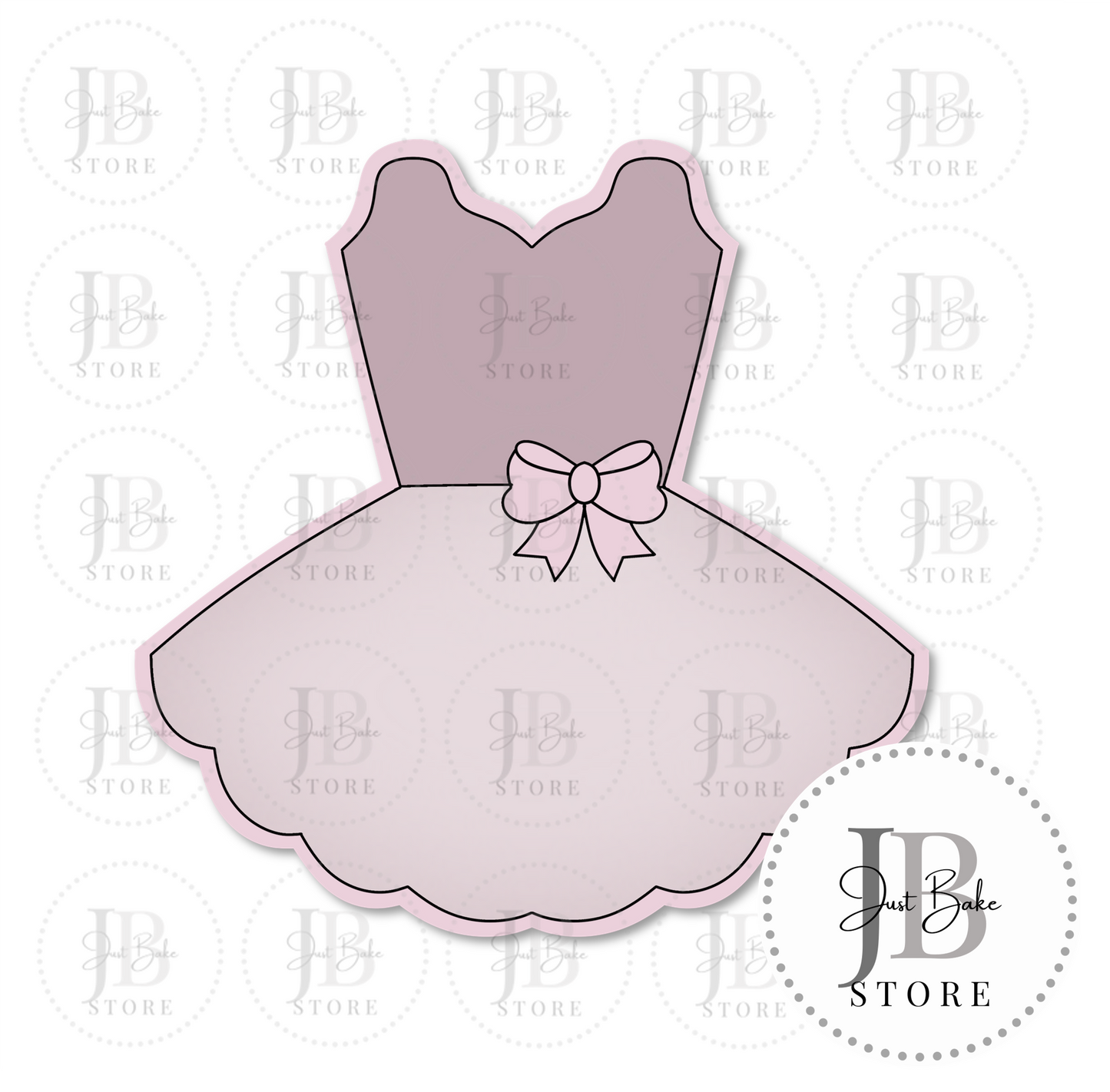 C0226 - Ballet | Princess Dress Cookie Cutter