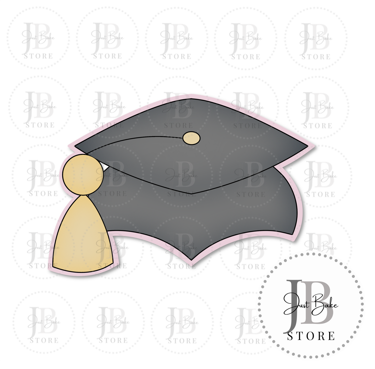 C0244 - Graduation Hat Cookie Cutter