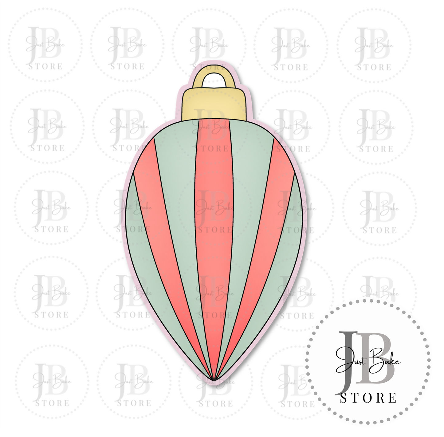 C0257 - Christmas Ornament Cookie Cutter