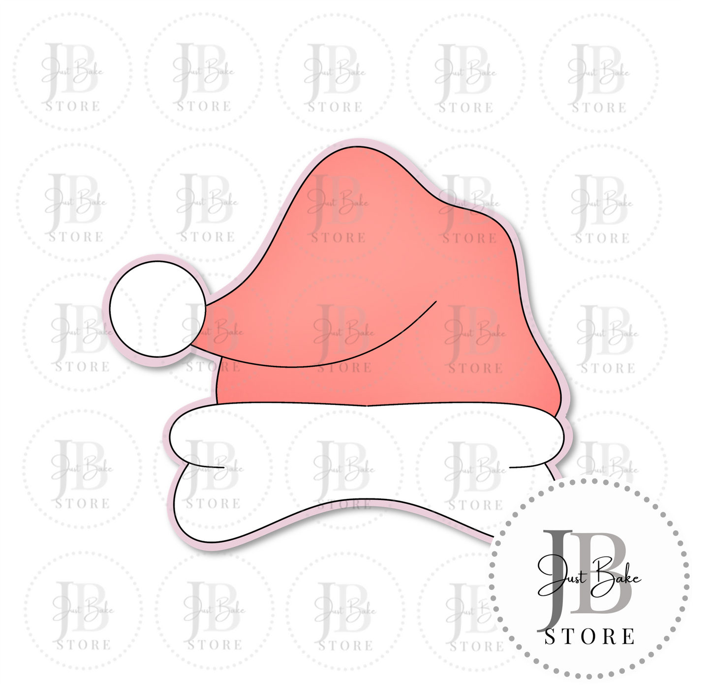 C0258 - Santa Hat Cookie Cutter