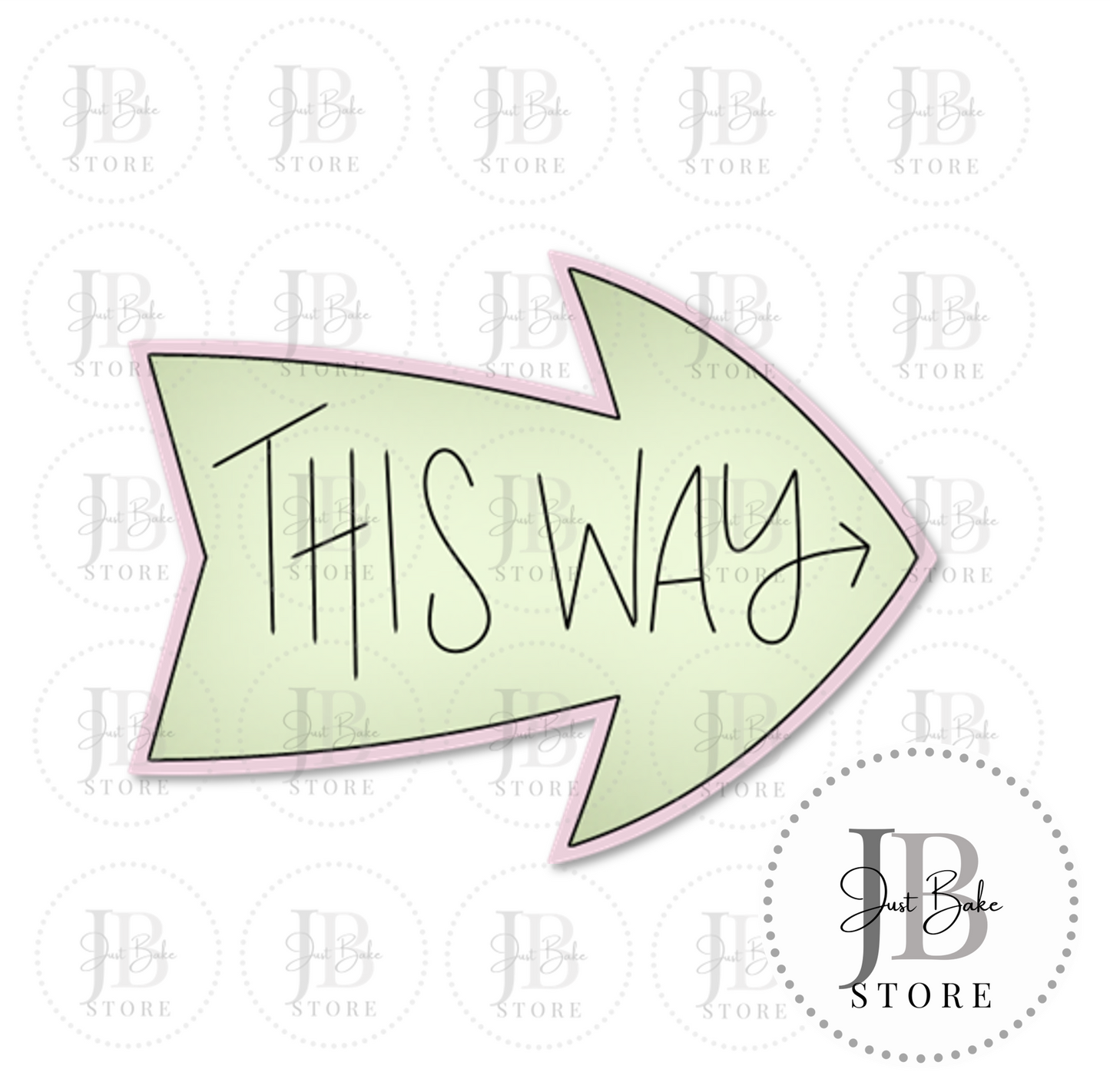 C0272 - Alice in Wonderland - Arrow Cookie Cutter