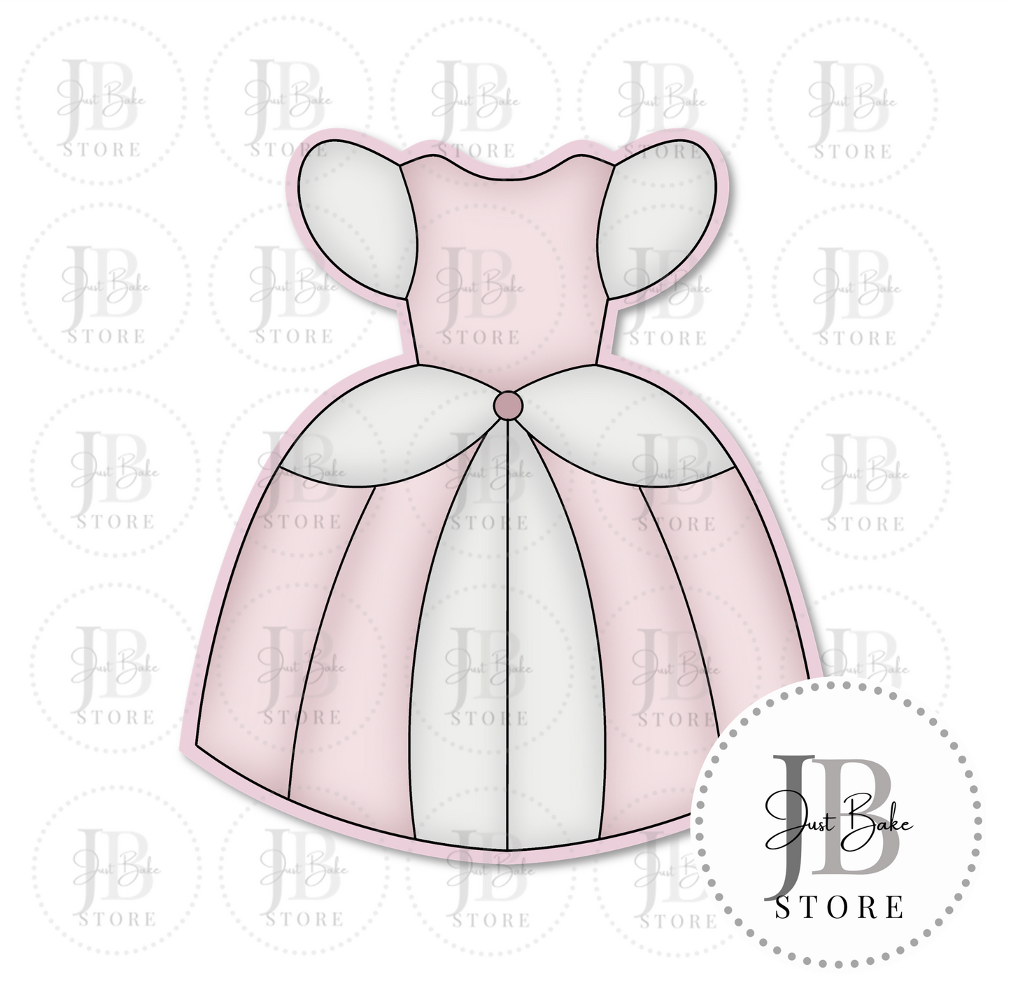 C0276 - Princess Dress Cookie Cutter