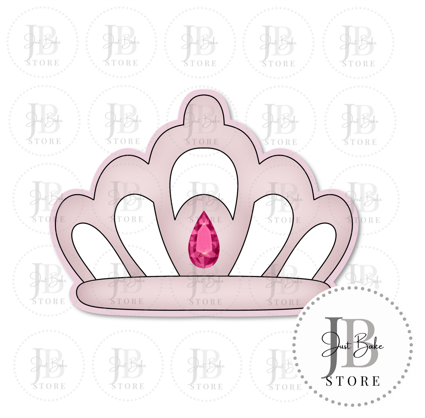 C0284 - Princess Crown Cookie Cutter