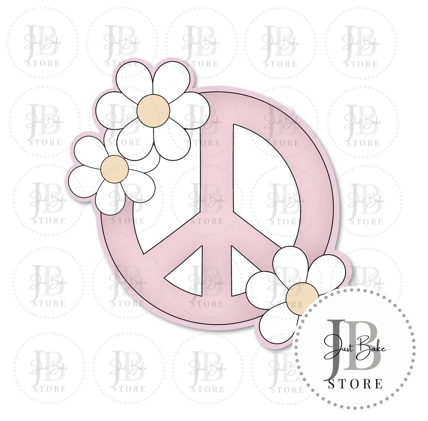 C0296 - Peace Sign Cookie Cutter