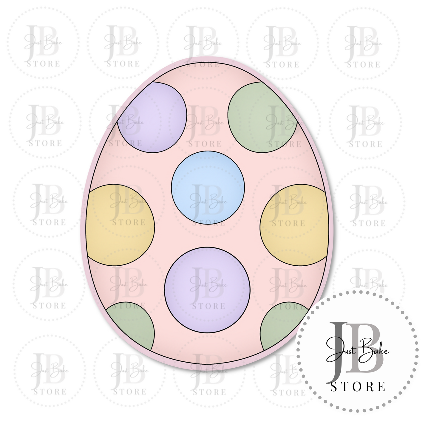 C0309 - Easter Egg Cookie Cutter