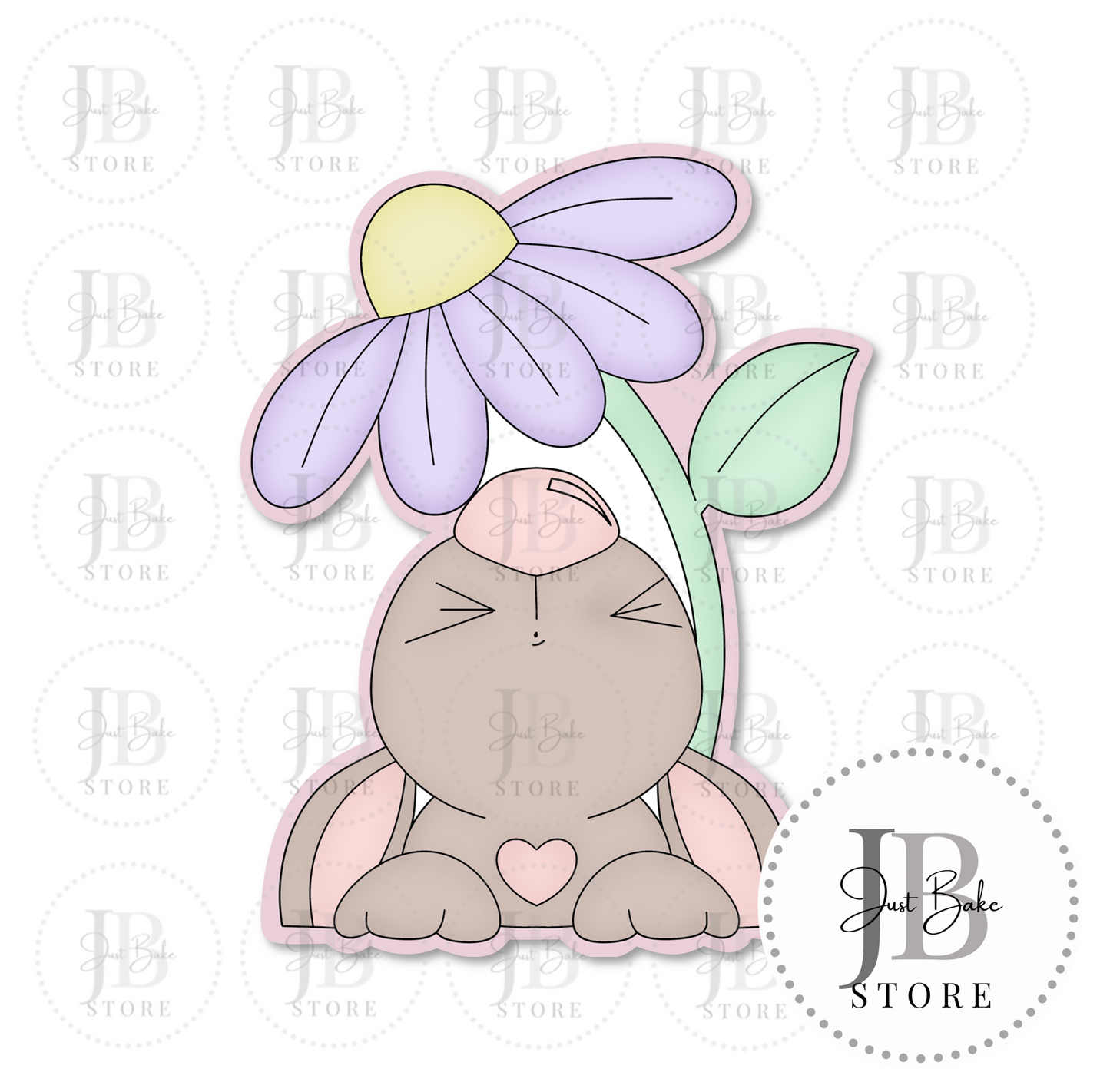 C0317 - Daisy Bunny Cookie Cutter