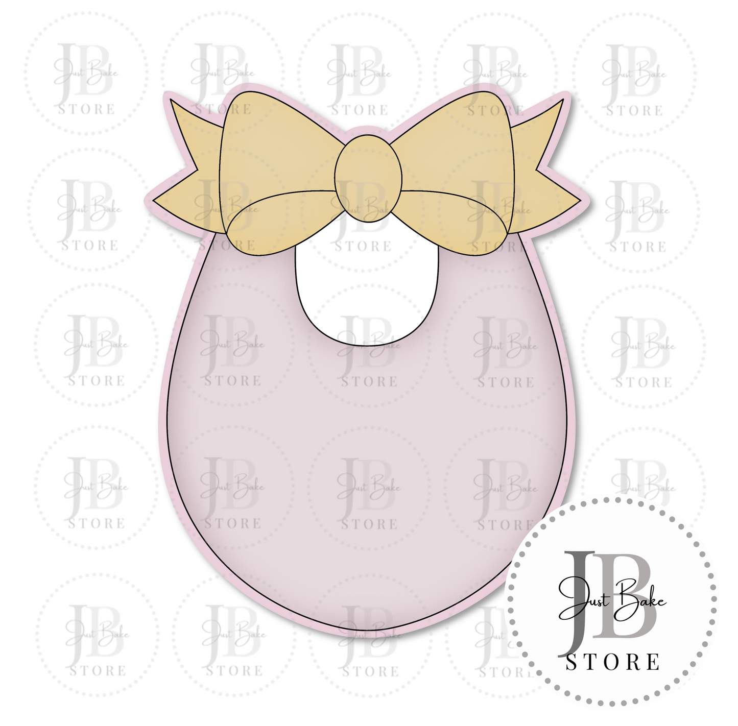 C0321 - Baby Bib Cookie Cutter