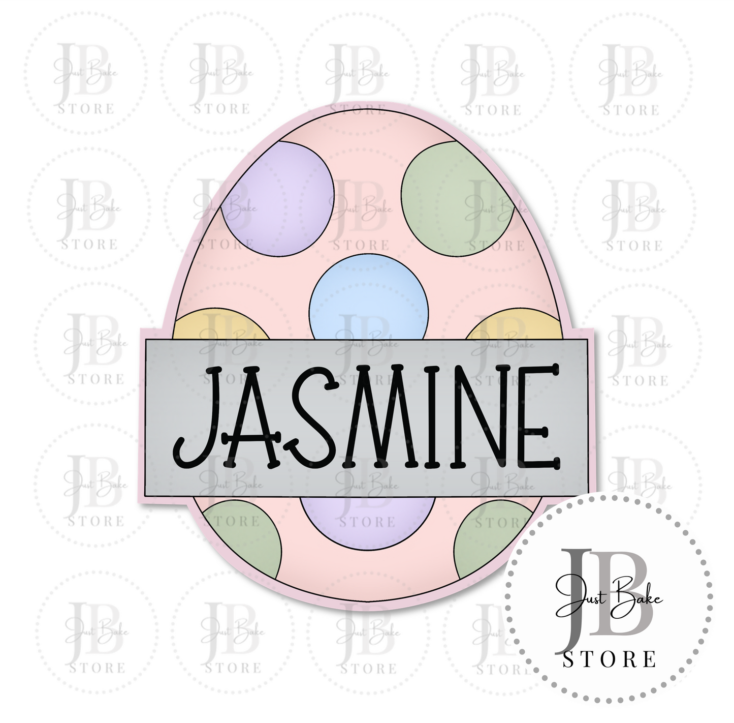 C0327 - Easter Egg Plaque Cookie Cutter