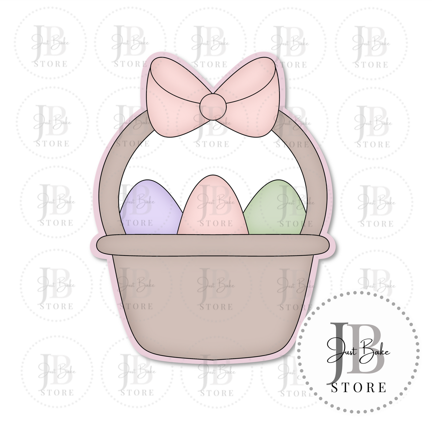 C0335 - Easter Basket Cookie Cutter