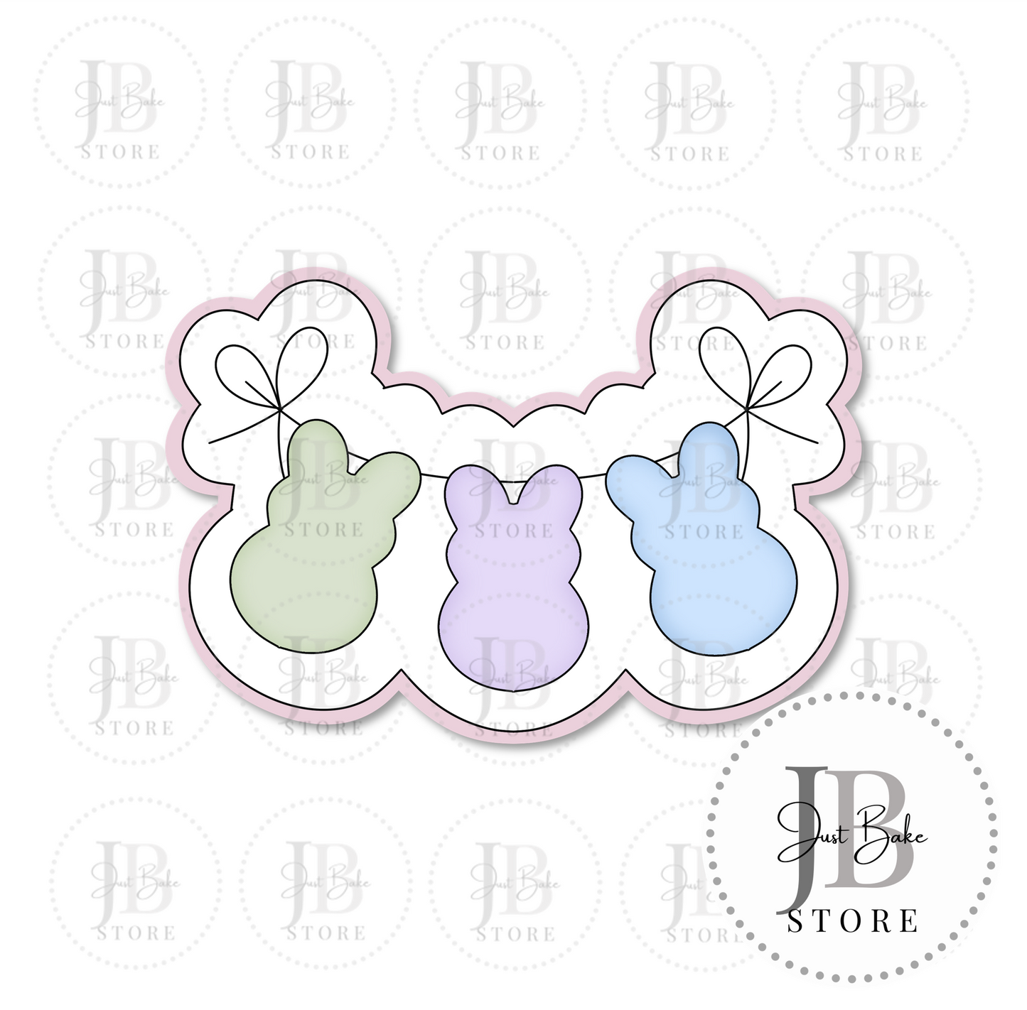 C0337 - Easter Banner Cookie Cutter