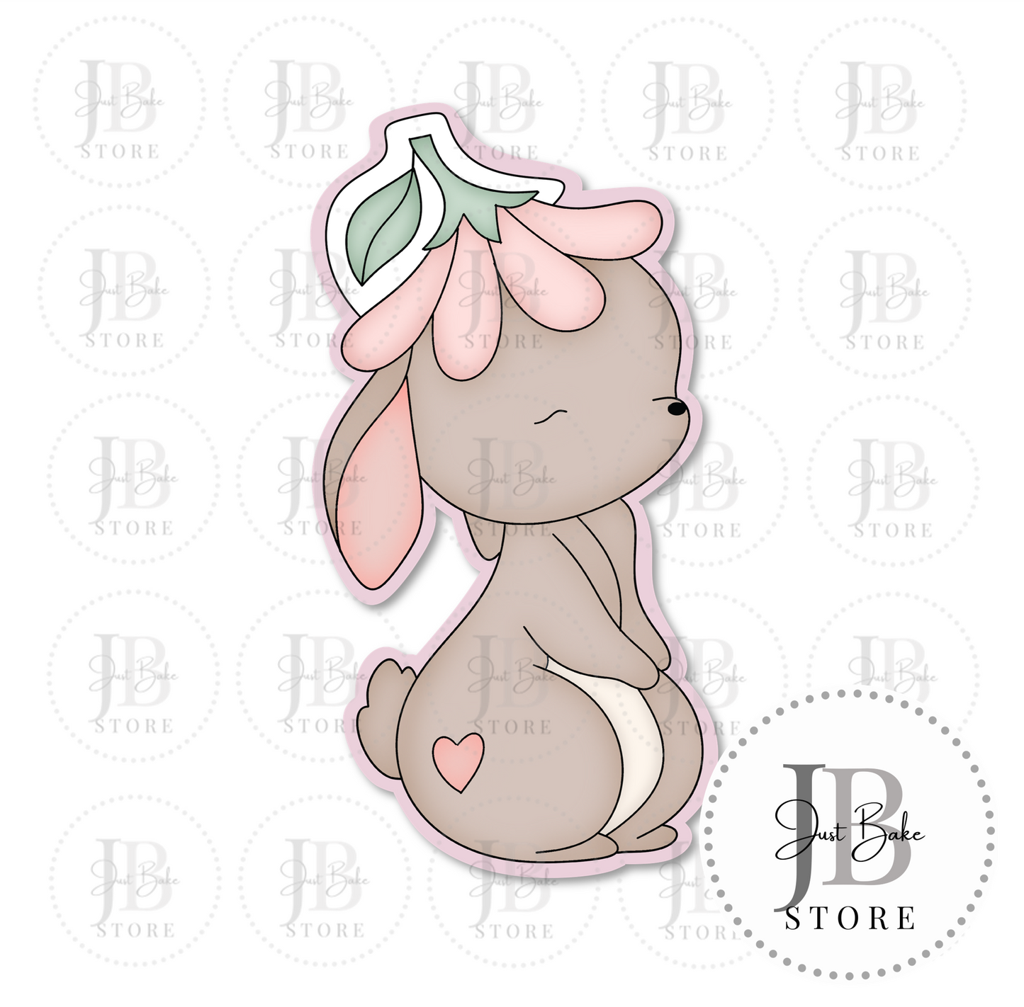C0338 - Easter Daisy Bunny Cookie Cutter