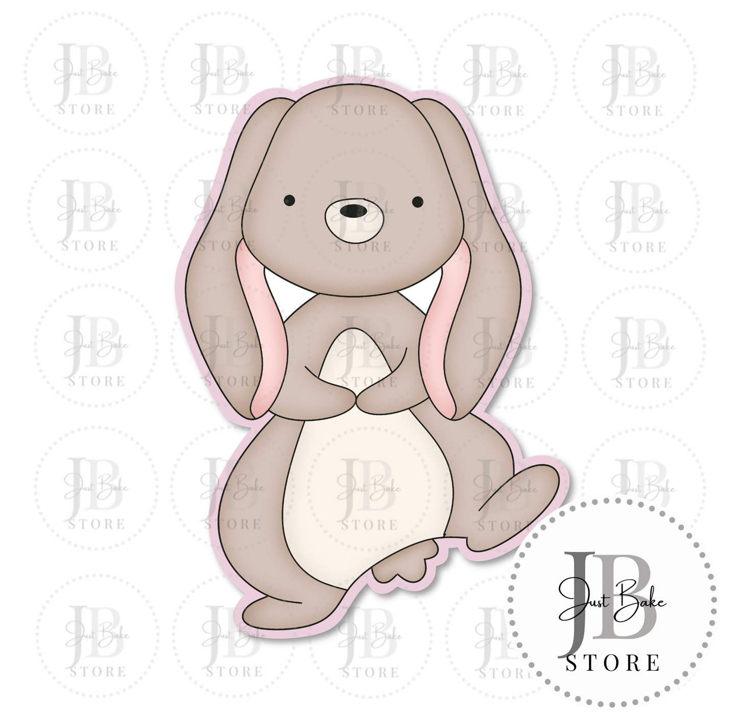 C0339 - Dancing Easter Bunny Cookie Cutter
