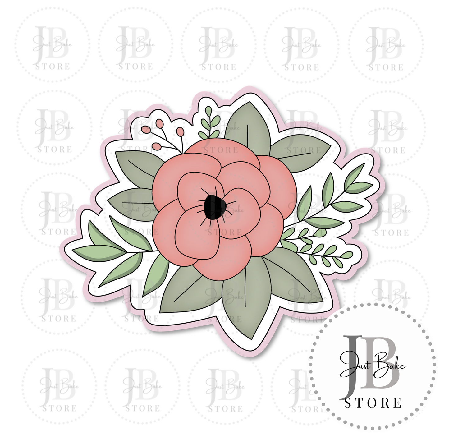 C0374 - Floral Cookie Cutter