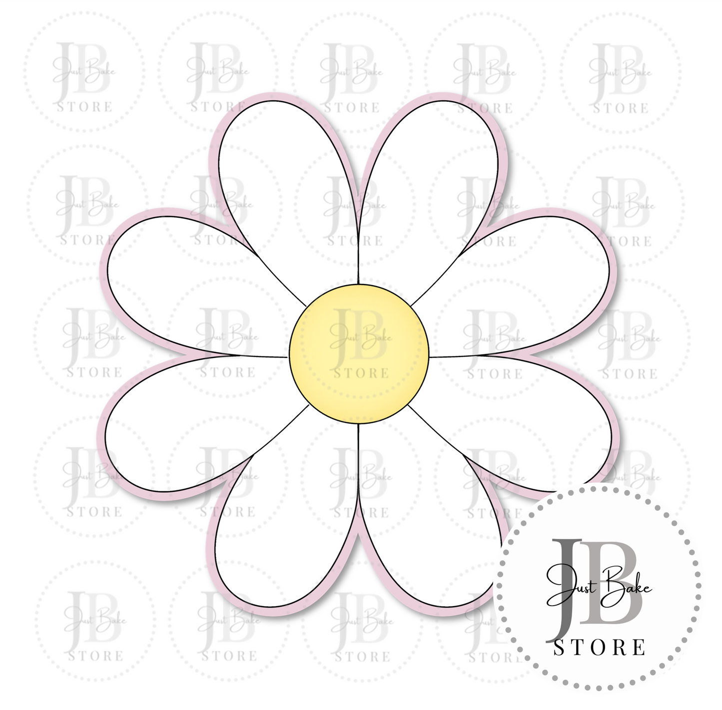 C0408 - 8 Petal Diasy Cookie Cutter