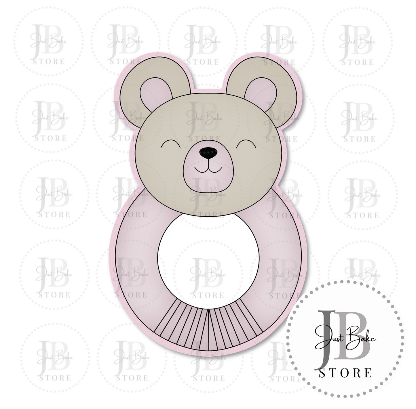 C0436 - Baby Rattle Cookie Cutter