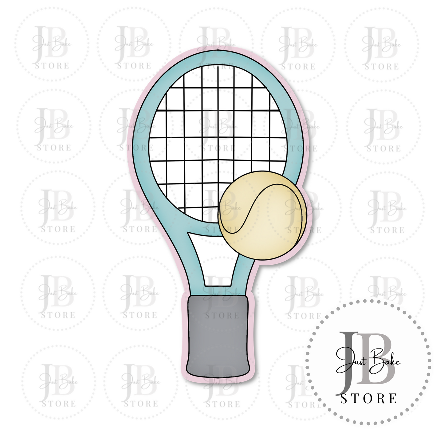 C0446 - Padel Racket Cookie Cutter