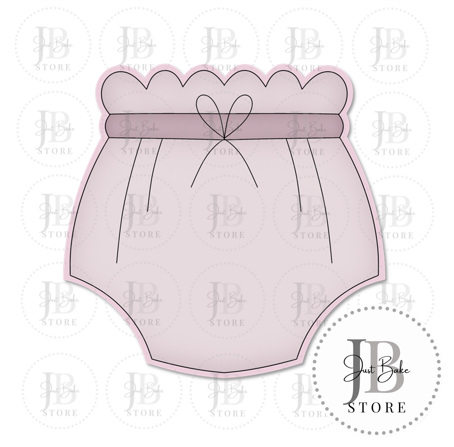 C0453 - Baby Nappy Cookie Cutter