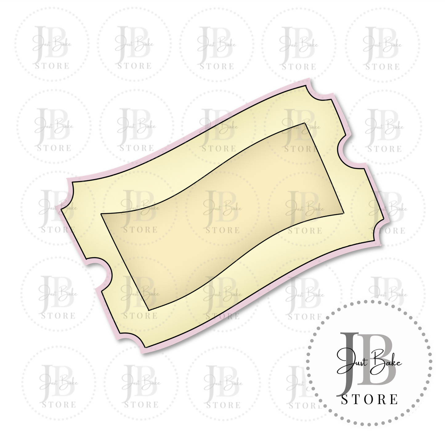 C0514 - Golden Ticket Cookie Cutter
