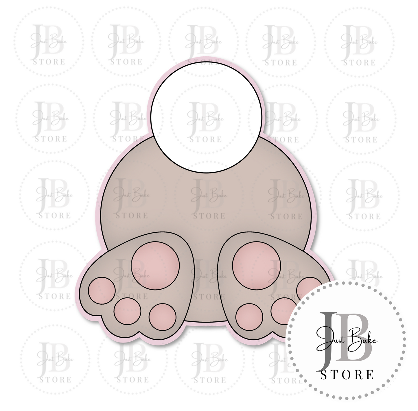 C0518 - Bunny Bum Cookie Cutter