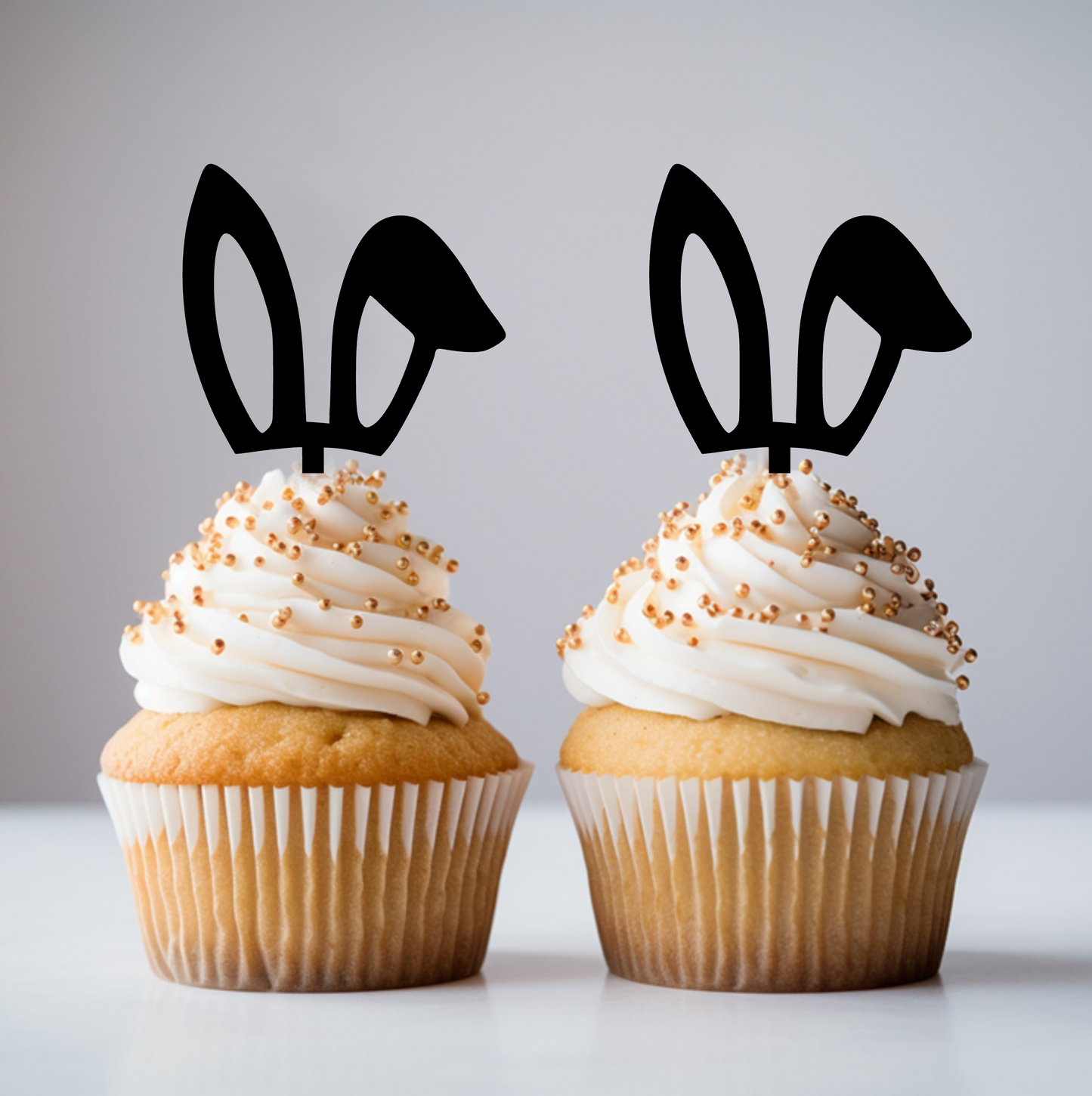 CUPCAKE014 - Hoppy Ears Cupcake Topper