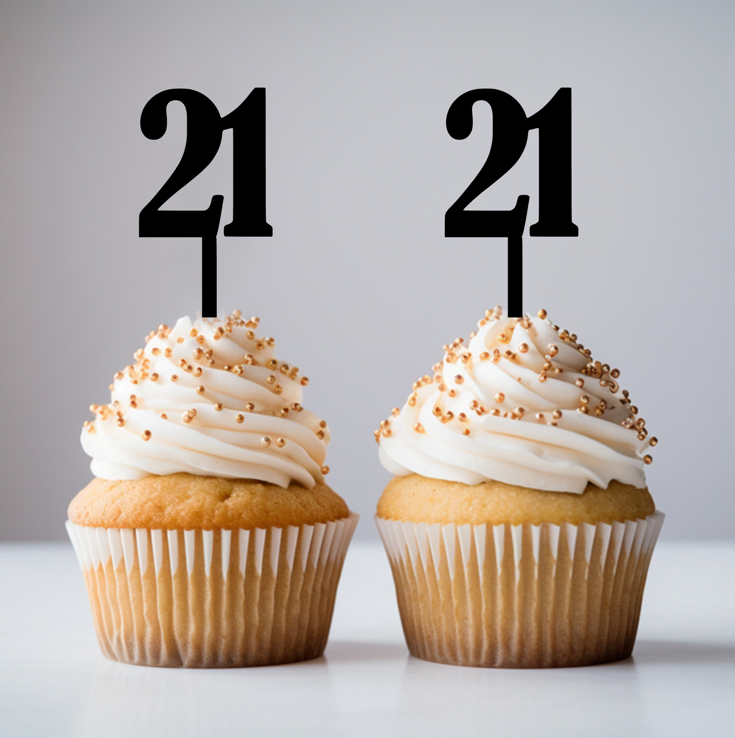 CUPCAKE023 - 21 Cupcake Topper