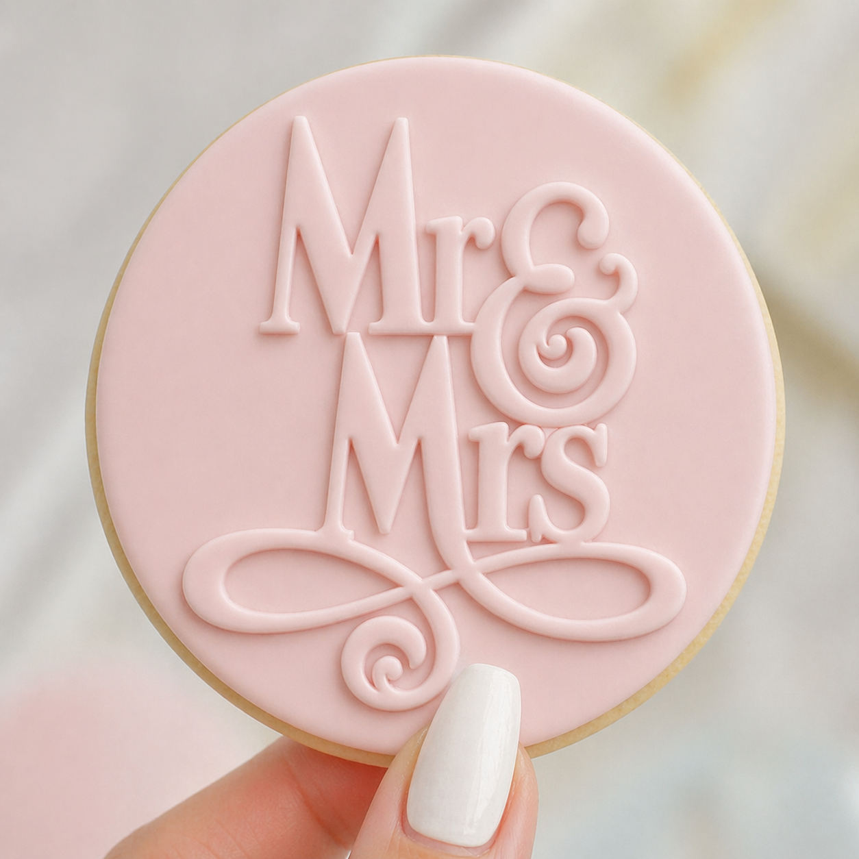 882. Mr & Mrs Fondant Debosser (3D Printed)