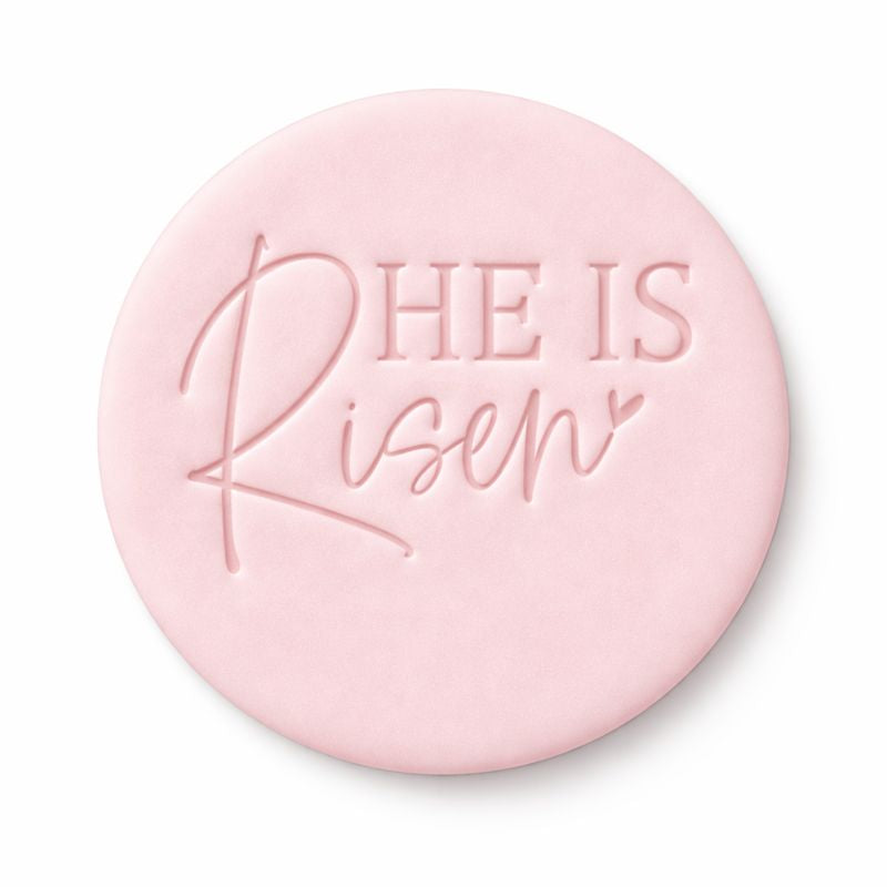 603. He is Risen Fondant Stamp
