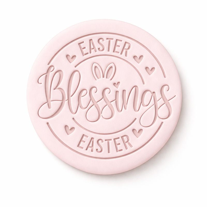 624. Easter Blessings Fondant Stamp