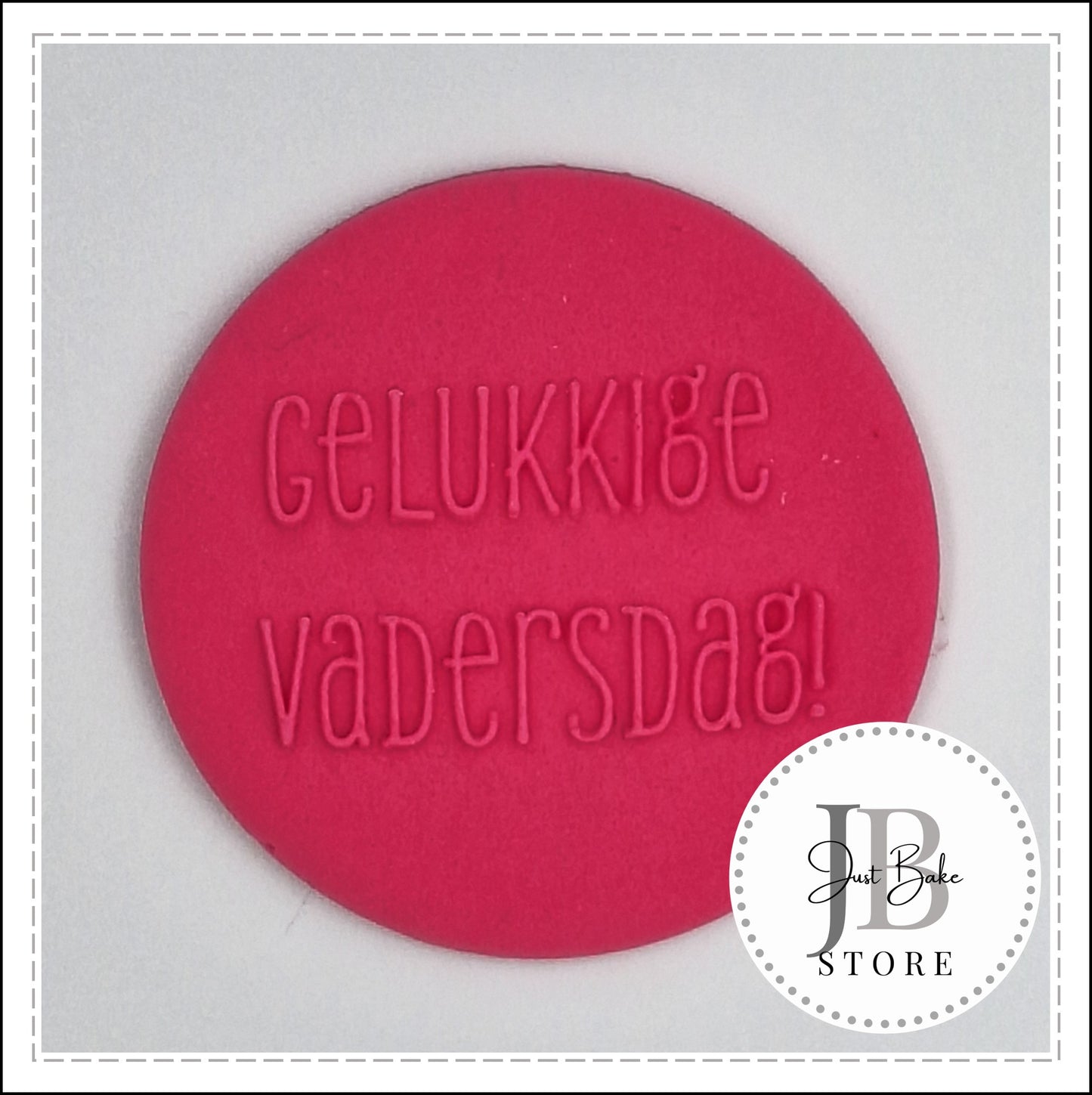 DEBOSS0020 - GELUKKIGE VADERSDAG FONDANT DEBOSSER