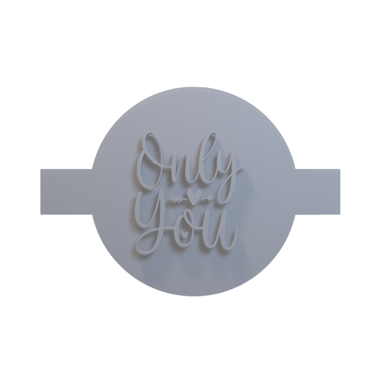 FONDANTSTAMP0004 - ONLY YOU STAMP